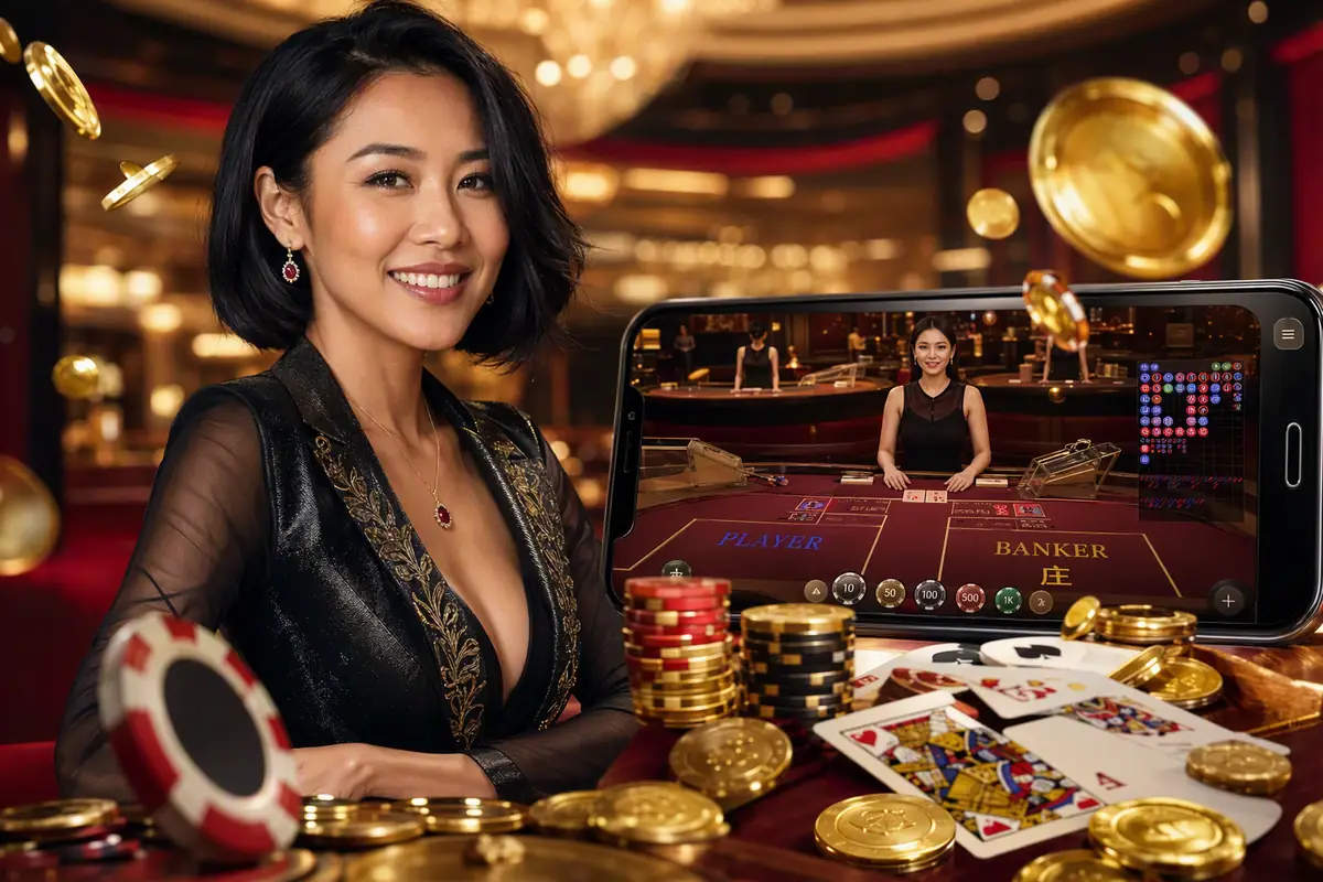 jomkiss5 Casino meja live baccarat dealer langsung